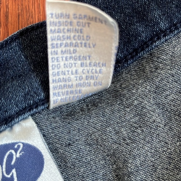 DG2 Stretch Indigo Bermuda Jean Sorts 16W - Picture 6 of 6